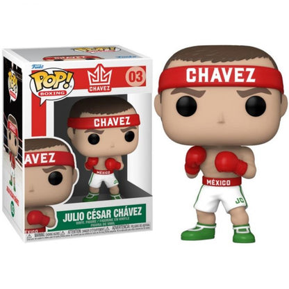 Funko Pop! Boxing – (03) Julio Cesar Chavez Mexikanische Figur Vinyl Boxen 9cm