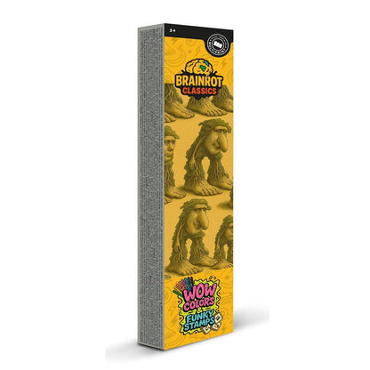 BRAINROT Classics - Farben & Funky Stamps Filzstifte Stempel (brr brr Patapim) 3+ Giotto Fila Made in Italy Geschenkset Kinder Weihnachten Ostern