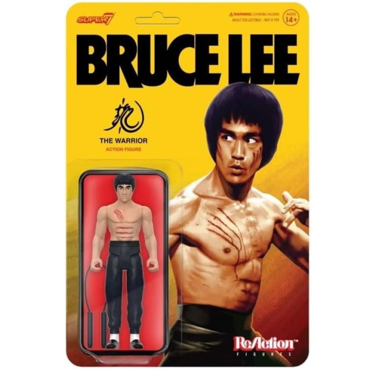 Reaction Super7 Bruce Lee The Warrior Krieger Actionfigur Sammlerstück