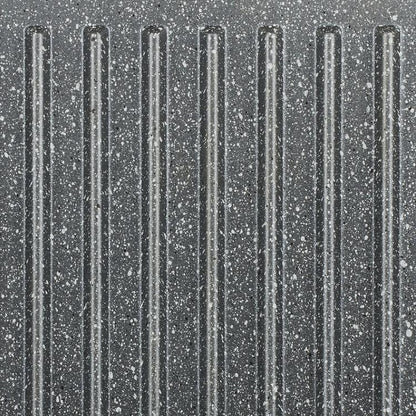 Girmi Elektrogrillplatte, Edelstahl, BS46, Thermostat, 30x24cm, 2000W