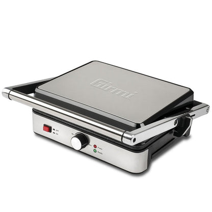 Girmi Elektrogrillplatte, Edelstahl, BS46, Thermostat, 30x24cm, 2000W