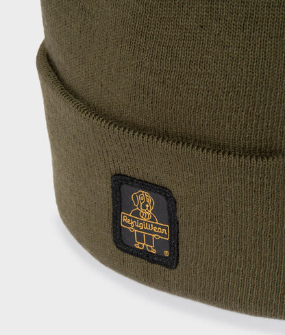 RefrigiWear Clark Hat B31908 MA9083 E03031 Unisex Verde - Berretto in Maglia