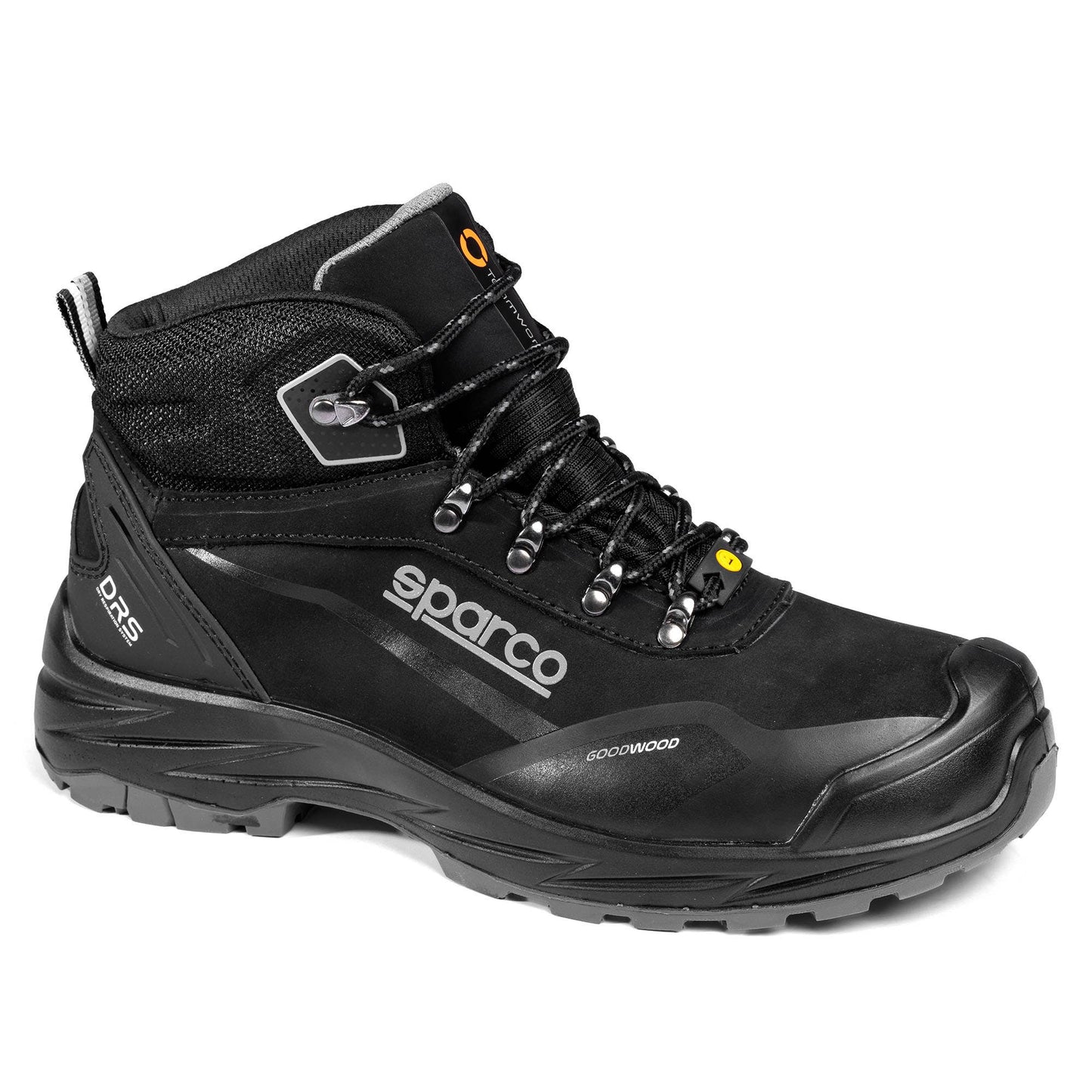 Sparco Schuh Dell S7, wasserabweisend mit nichtmetallischer Zehenkappe, Größen 39-46