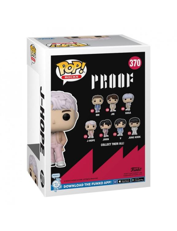 Funko Pop! Rocks BTS Serie 4 - (370) J-Hope Proof Vinylfigur Boyband 9cm