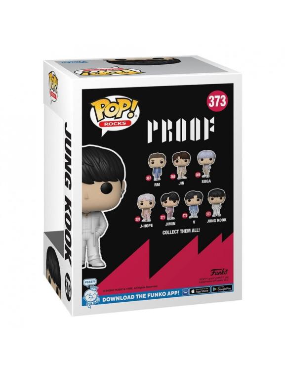 Funko Pop! Rocks BTS Series 4 – (373) Jung Kook Proof Vinylfigur Boyband 9cm