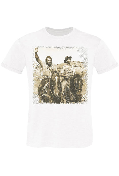 Bud Spencer & Terence Hill T-shirt Uomo 100% Cotone