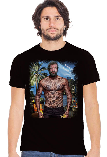 T-shirt Uomo Bud Spencer The Legend - Cotone Slub