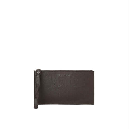 Micron Leather Wristlet Pouch