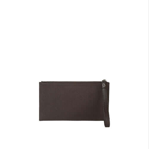 Micron Leather Wristlet Pouch