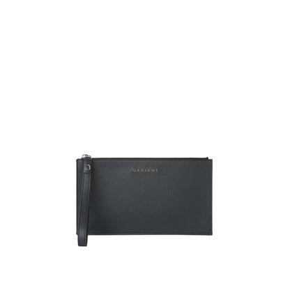 Micron Leather Wristlet Pouch