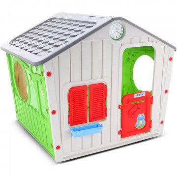 Casetta in plastica multicolor 140x108x115 cm, peso 13,2 kg