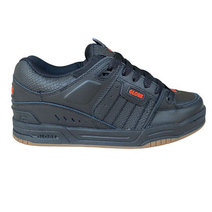 Globe Fusion Uomo Nero Rossa Lifestyle Sneakers - GBFUS20597