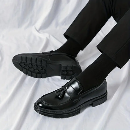 Elegante Herren Mokassins mit Quasten