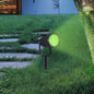 5W LED Outdoor Spotlight with Garden Spike Wall Bracket Green Projector
