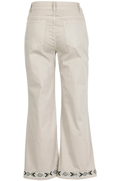 CafèNoir Pantalone Culotte con Passamaniera C7JP0036 M039 orzo