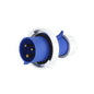 Spina Mobile Diritta Indust. CEE 16A-6h 2P+T 220-250V IP67
