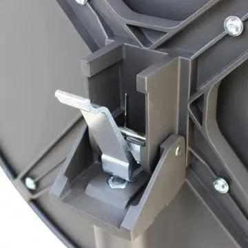 Tavolo Alto Vega ø 60 - In acciaio con trattamento antiruggine