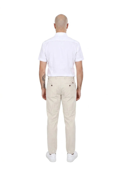 Yes Zee Pantalone Uomo Misto Lino Beige - 0953 P670 PC00 0245