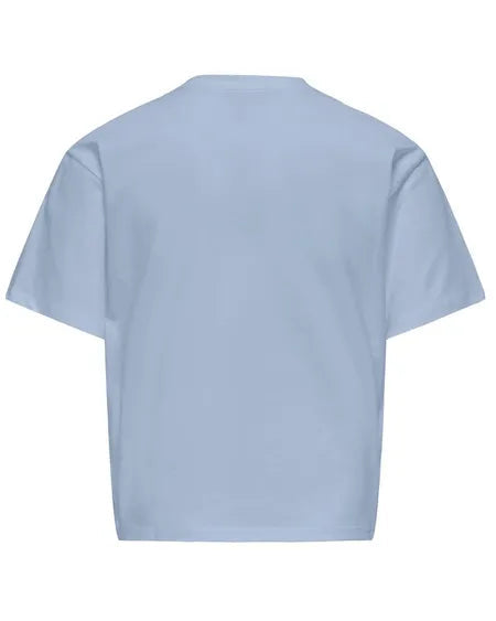 Only t-shirt da ragazza Kogbelle Print 15375189 celeste