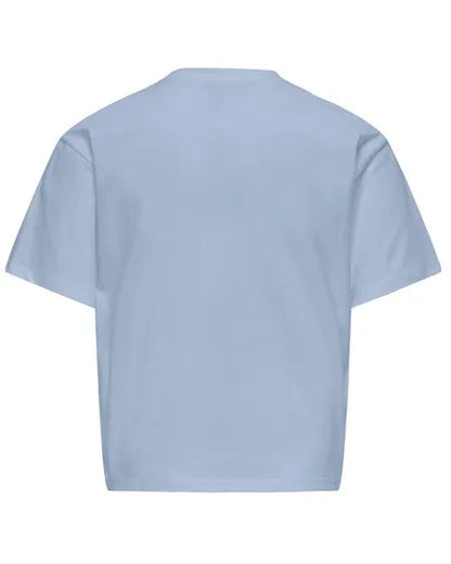 Only t-shirt da ragazza Kogbelle Print 15375189 celeste