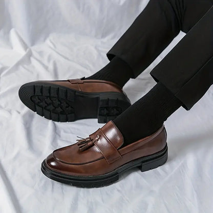 Elegante Herren Mokassins mit Quasten