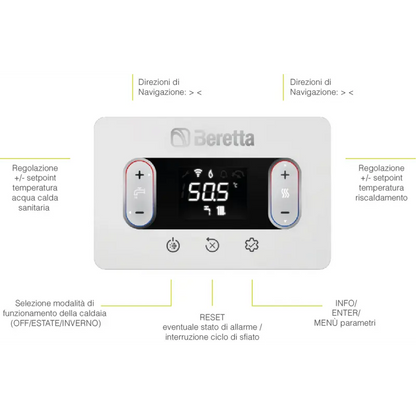 Beretta Gastherme BLR 25C 25 kW Erdgas und Flüssiggas Inkl. Abgaskit und Gratis Wifi