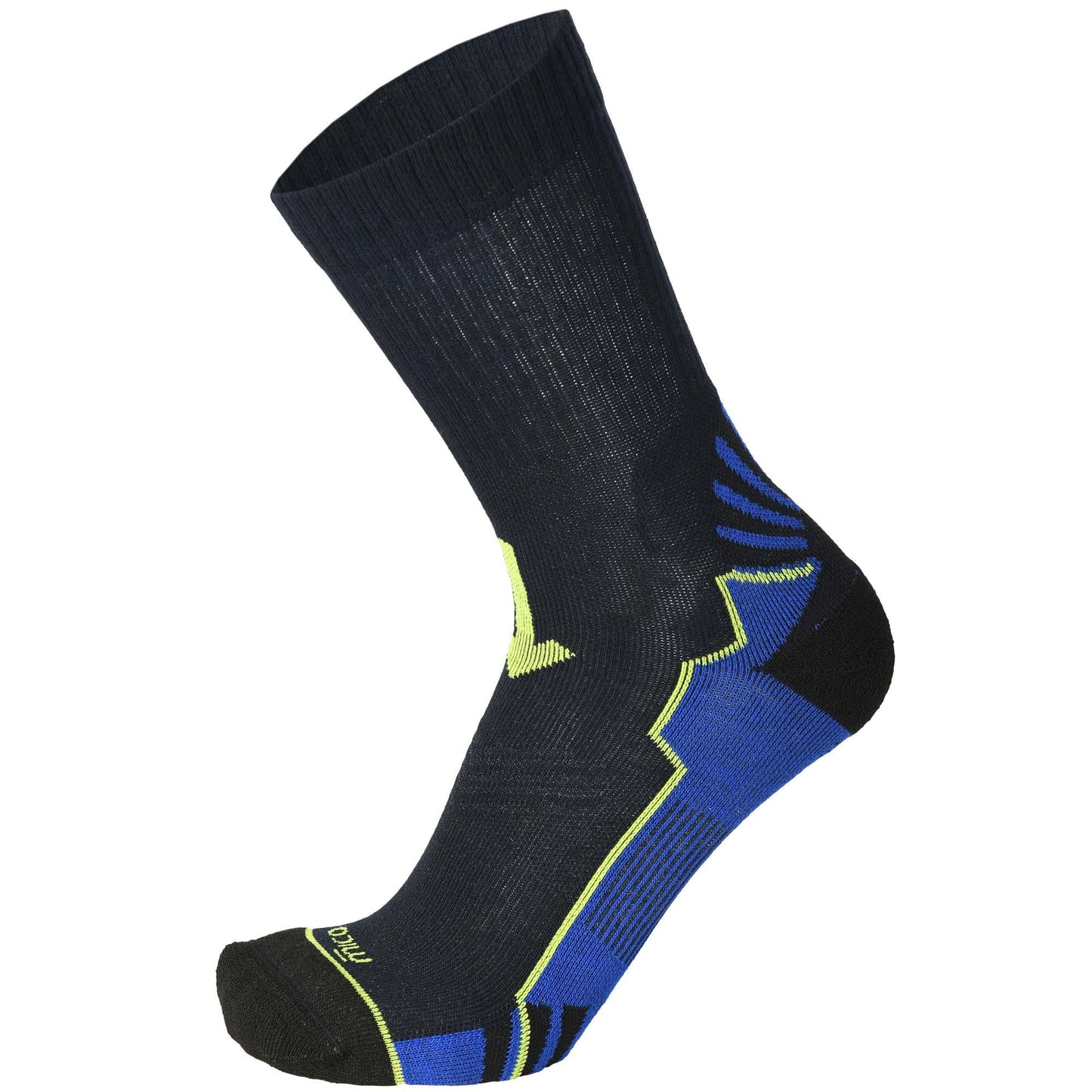 Mico Calza Active Travel Peso Medio Odore Zero X-Static Uomo Blu - CA01510 002