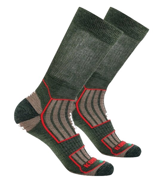 Calze invernale mezza gamba Konustex ALPO, grigio 6 paia