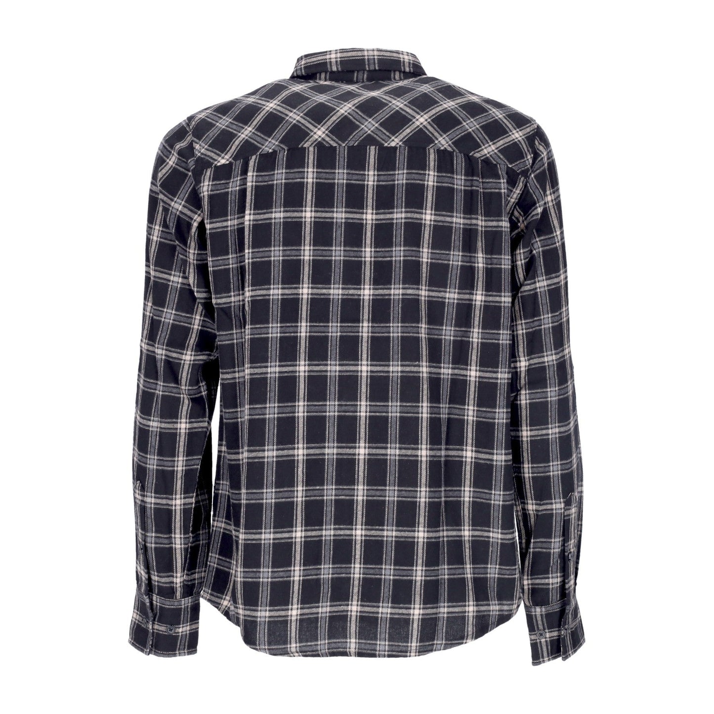 Santa Cruz Camicia Uomo Manica Lunga Nera a Quadri Apex - Black Check