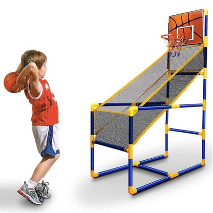 Arcade-Basketballspiel Korb Schießstand Spielhalle mit Ballpumpe