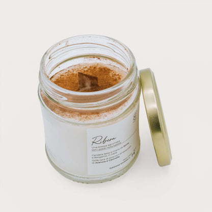 Eco Candela naturale in cera di soia