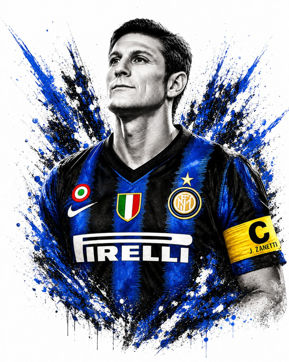 Javier Zanetti – Capitano | T-Shirt Calcio GALESPORT