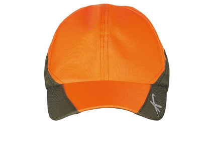 Cappello da caccia KONUSTEX HIVI CAP anti pioggia arancione alta visibilità