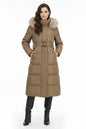 Women's Winter Coat with Fur | Elegant Warm Long Jacket with Hood