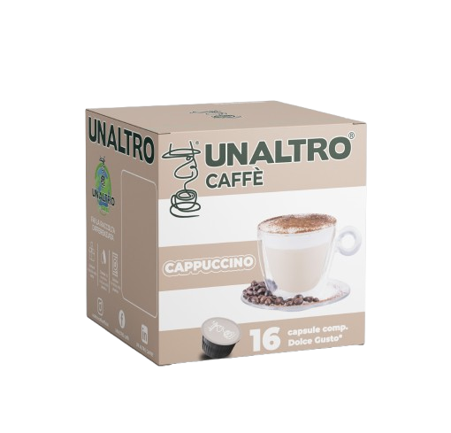 16 CAPSULE DOLCE GUSTO UNALTRO CAFFE MISCELA CAPPUCCINO.
