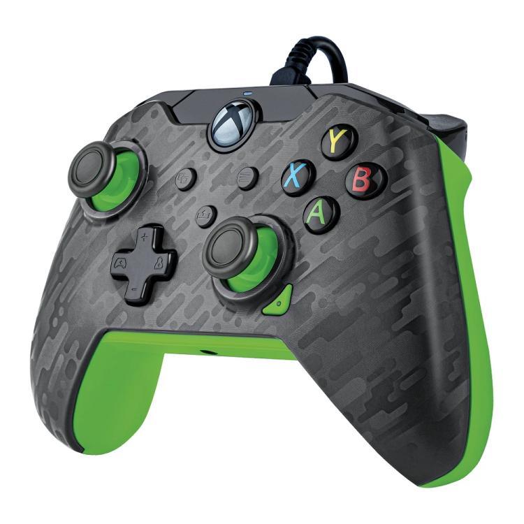 Pdp Controller Xbox Series X|S & Pc Ufficiale Pad Wired Joypad Nero Neon Carbon