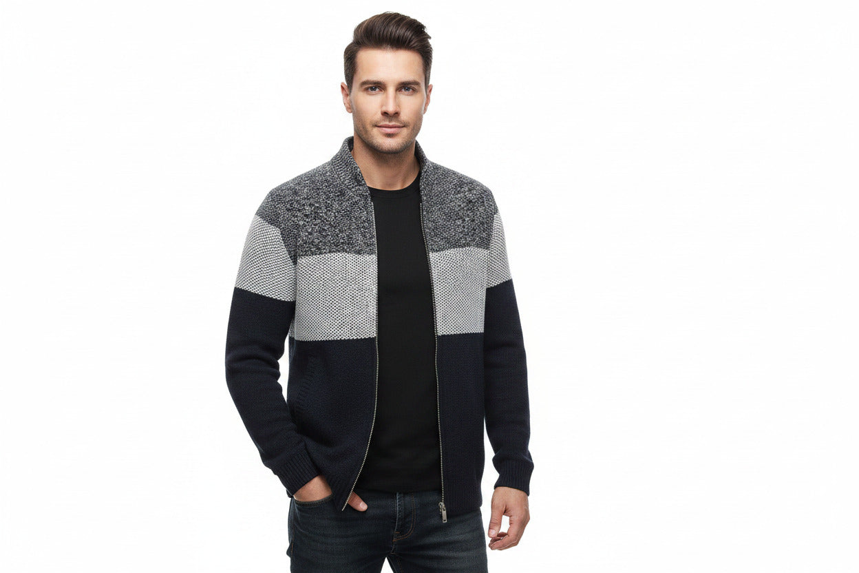 Cardigan Uomo Autunnale Casual Stile Moderno