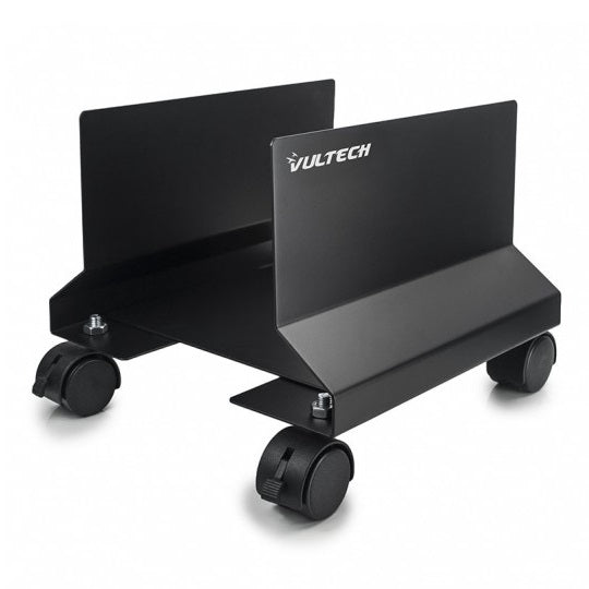 Vultech Carrello 4 Ruote Cp-01 in Alluminio Stand Porta Case Pc Computer 15/28Cm