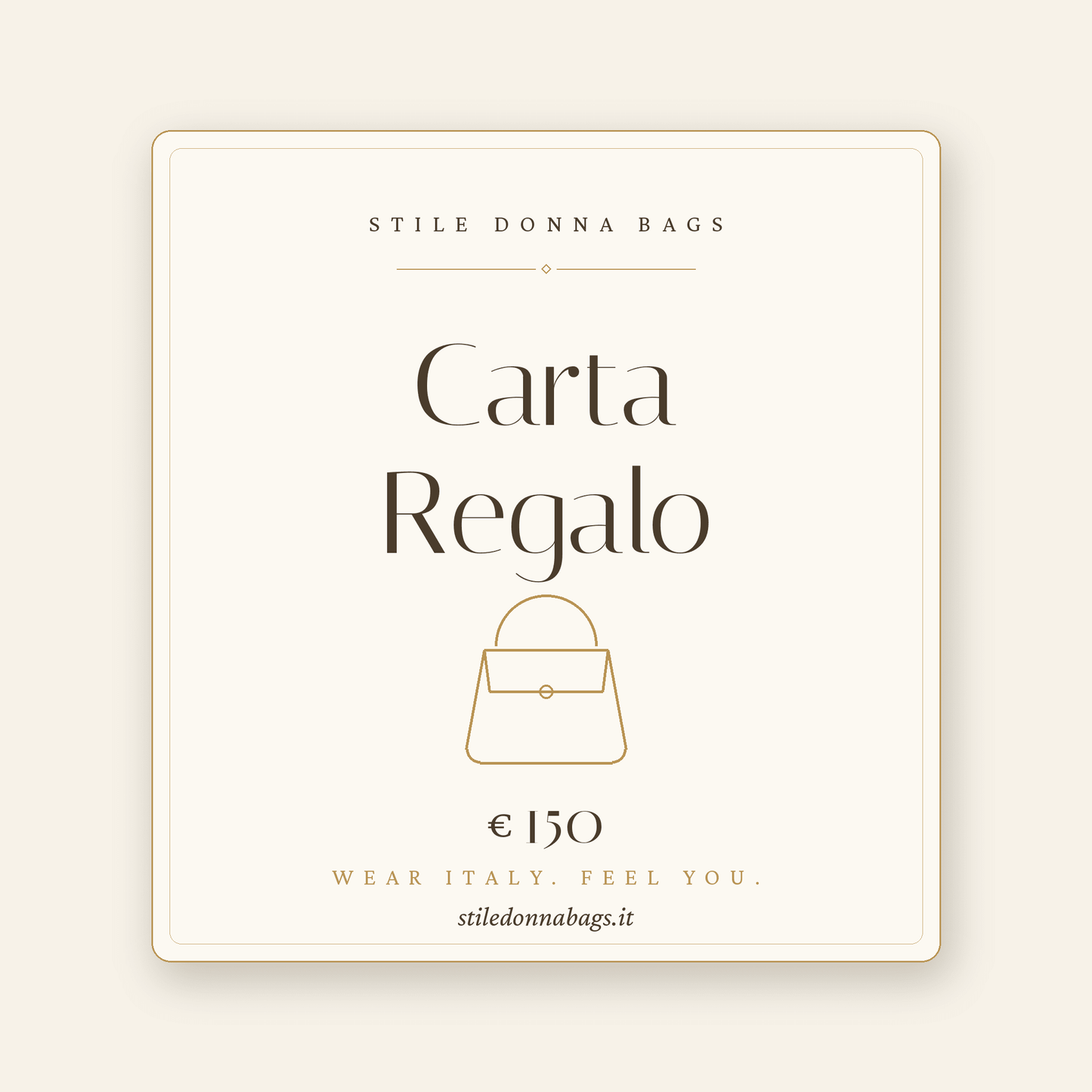 Carta Regalo Stile Donna Bags
