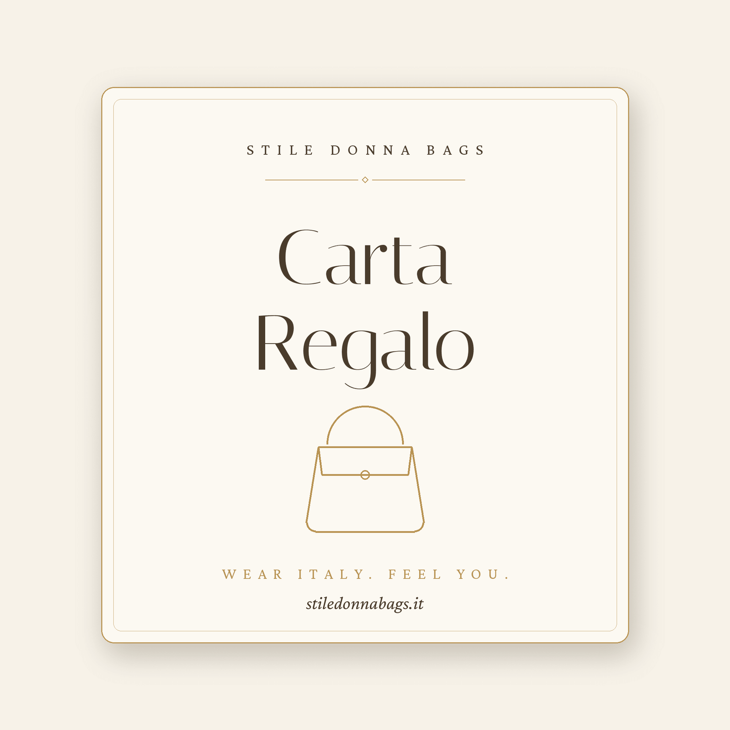 Carta Regalo Stile Donna Bags