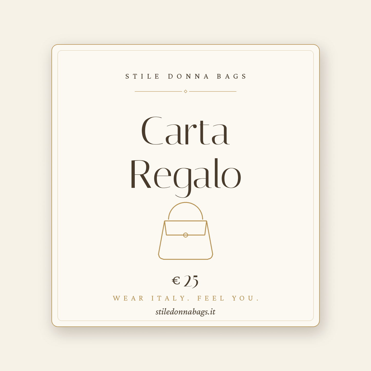 Carta Regalo Stile Donna Bags