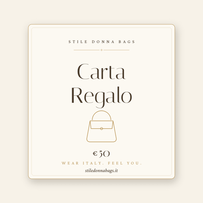 Carta Regalo Stile Donna Bags