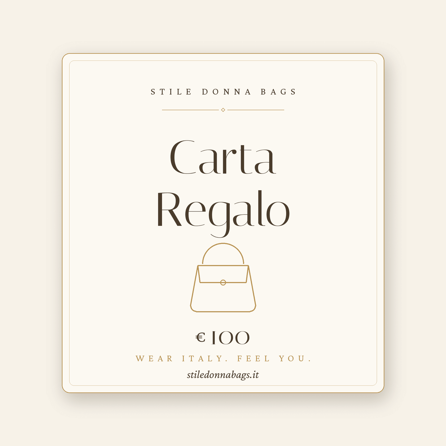 Carta Regalo Stile Donna Bags