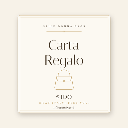 Carta Regalo Stile Donna Bags