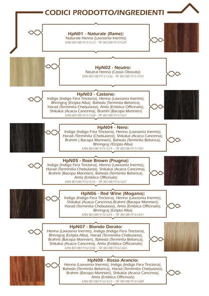 Henné Plus Natura Colore Per Capelli 100% Naturale Mogano 125 gr