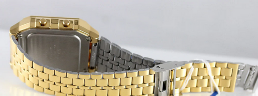 Casio A-500WGA-1D – Orologio Digitale Vintage oro con orario mondiale