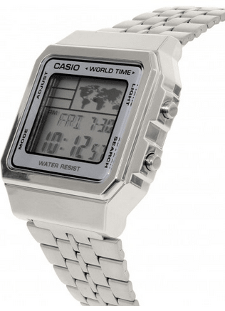 Orologio Digitale Casio A500WA-7D Vintage Acciaio Uomo Donna