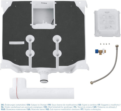 Cassetta scarico GROHE ad incasso per bagno spessore 80mm