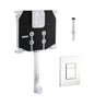 GROHE flush cistern with flush pipe and white face plate