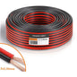 85m Audio Cable Reel Bipolar For Stereo Speakers Red Black 2x2.5mm Car